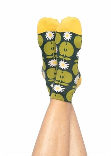 Blutsgeschwister Bunte Damen Sneaker-Socken Sensation steps snkr Bio-Baumwolle (as3, alpha, one_size, regular, regular, sweet apple pie) von Blutsgeschwister