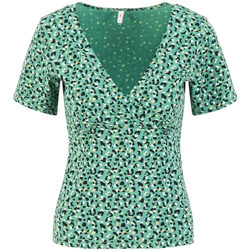 Blutsgeschwister Damen Mon Soleil Cache T-Shirt, wild Leo, L von Blutsgeschwister