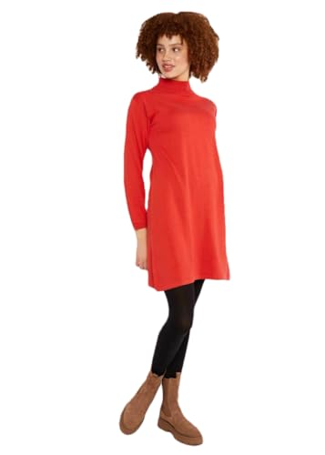 Blutsgeschwister Damen Straight and Easy Kleid, i am Your Cherry red, L von Blutsgeschwister