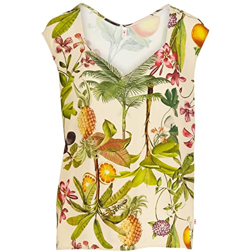 Blutsgeschwister Damen Top Lighthearted Diamond Jardin fruitier madmoizelle - XXL von Blutsgeschwister