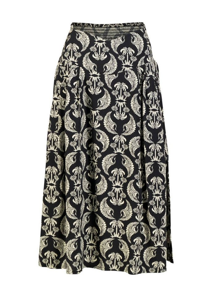 Blutsgeschwister Midirock - Happy Hips Midirock – wadenlanger Damenrock aus Viskose von Blutsgeschwister