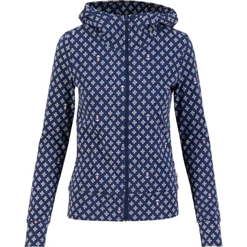 Blutsgeschwister Scuba Duba Zip UP Damen Kapuzenjacke cute little anchor XS von Blutsgeschwister