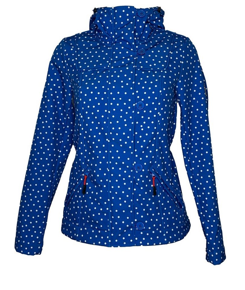 Blutsgeschwister Softshelljacke Wild Weather Petite Anorak Dot and Anchor von Blutsgeschwister