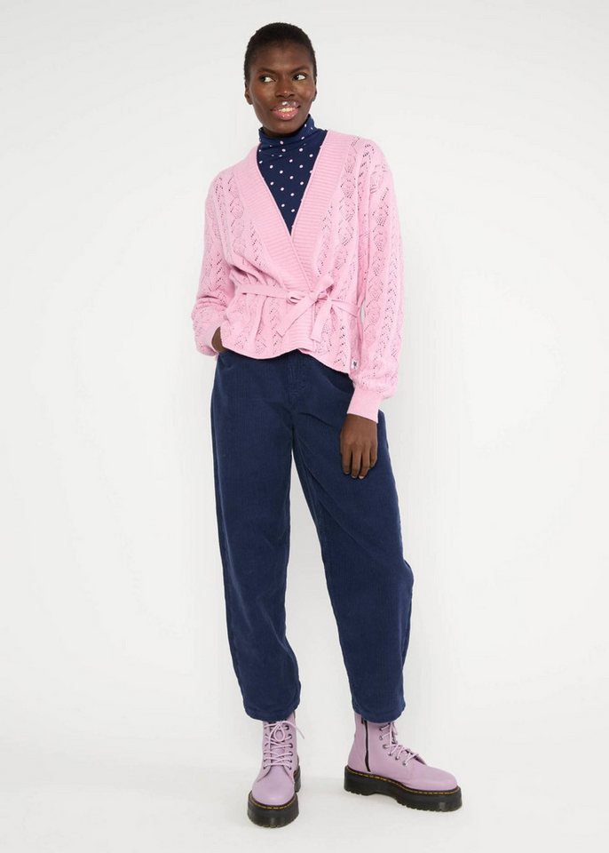 Blutsgeschwister Strickjacke Fine Craft Cocoon Fließender Schalkragen von Blutsgeschwister