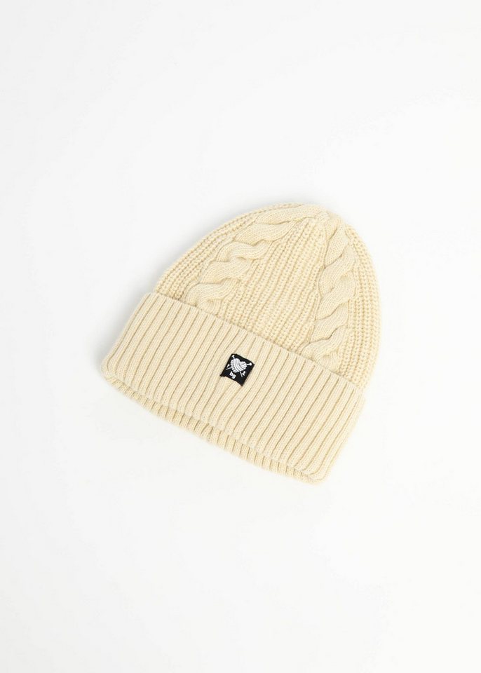 Blutsgeschwister Strickmütze - hochwertige Stickmütze einfarbig - Damen-Mütze von Blutsgeschwister