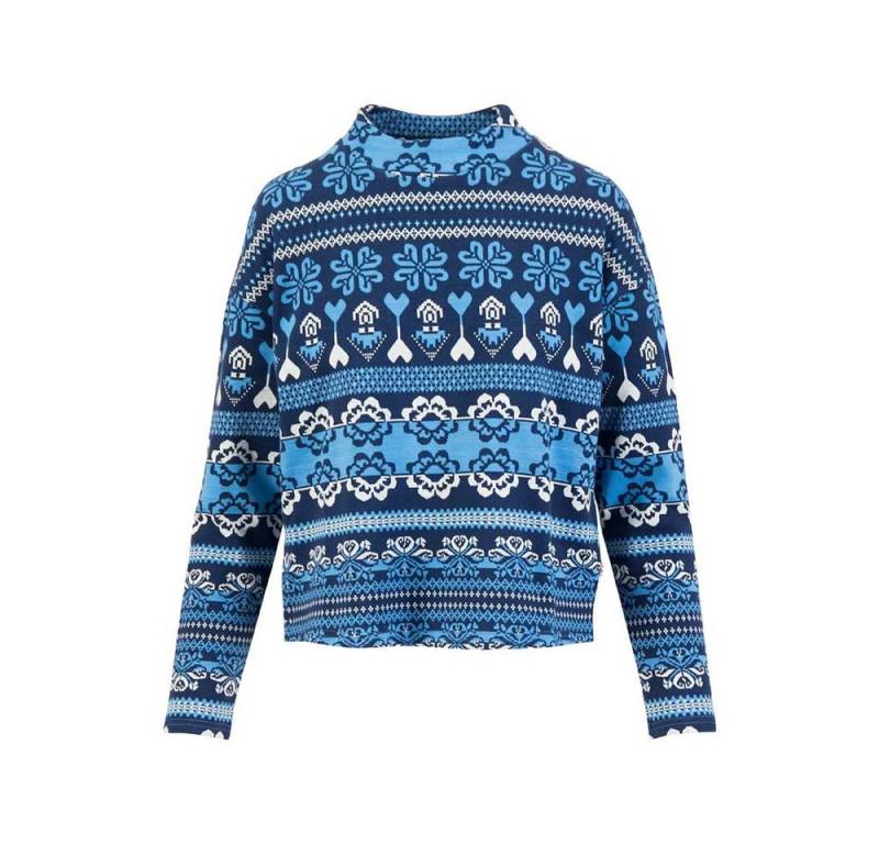 Blutsgeschwister Strickpullover Warm up Turtle aprés glam blue Blutsgeschwister Strickpullover Warm up Turtle aprés glam blue von Blutsgeschwister