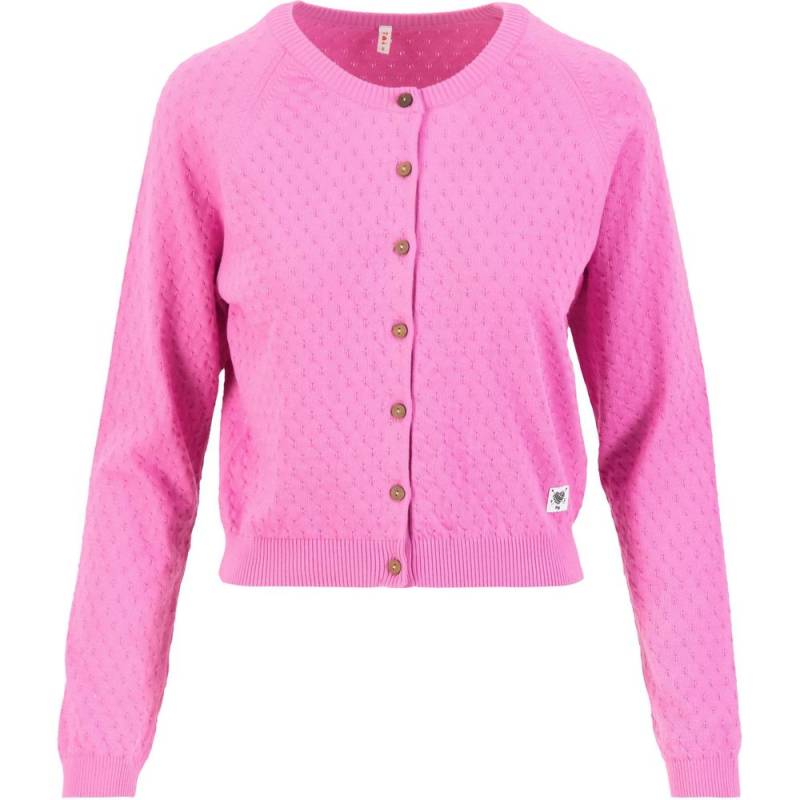 Blutsgeschwister Sweet Knit Damen Strickjacke mega magenta XL von Blutsgeschwister
