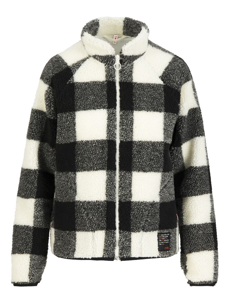 Blutsgeschwister Übergangsjacke Smoochy Woods Damen vegas quilted check S von Blutsgeschwister