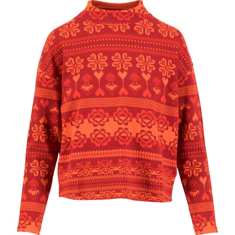 Blutsgeschwister Warm UP Turtle Damen Pullover après glam red S von Blutsgeschwister