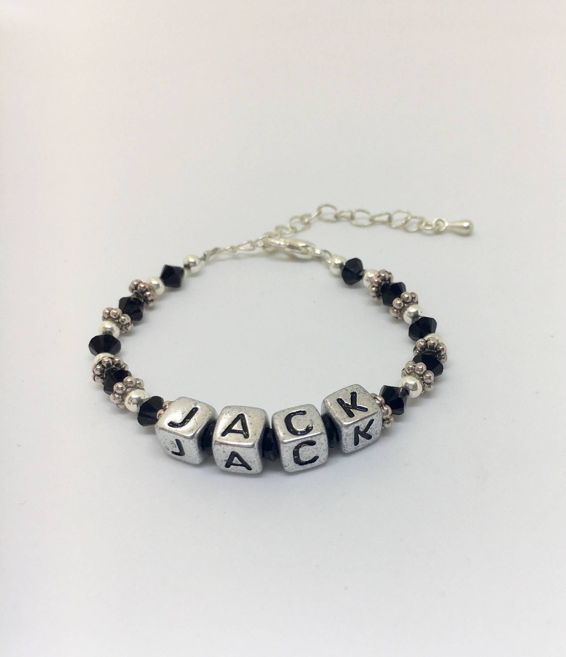 Baby Name Armband Kristall von BluuMoonGifts