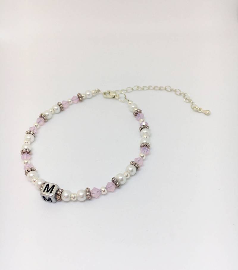 Erste Armband Crystal Pearl von BluuMoonGifts