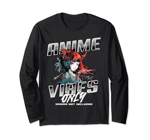 Anime Vibes Only Otaku Anime-Cosplay für Teenager, Mädchen, Damen und Jungen Langarmshirt Anime Vibes Only Otaku Anime-Cosplay für Teenager, Mädchen, Damen und Jungen Langarmshirt von Blynk Anime Otaku