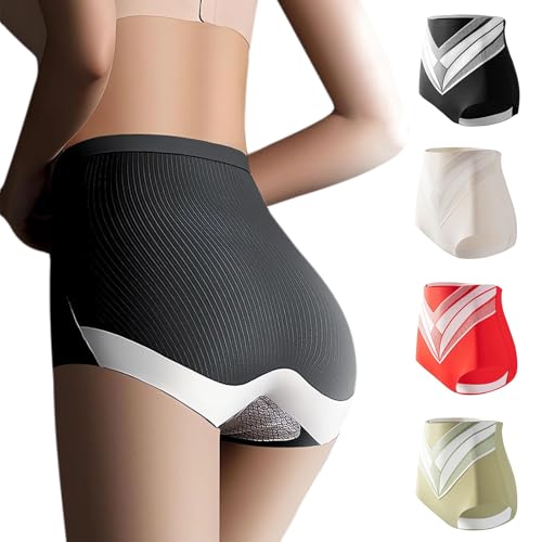 BlzzWo Formende Shorts aus Turmalin-Titanfaser,Shapewear Damen Bauchweg Unterhose Bauchkontrolle Schrumpft Bauch Und Gesäß Titanfaser-Shaping-Shorts Miederhose Bauchweg-HöSchen für Frauen von BlzzWo
