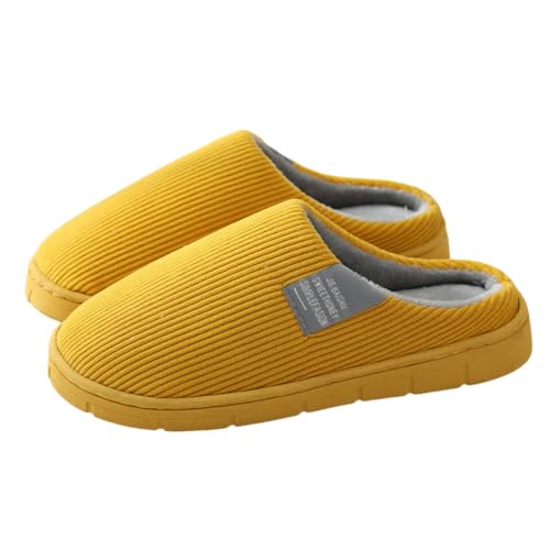 BlzzWo Hausschuhe Damen Herren Winter Plüsch Pantoffeln Warm Unisex Bequeme Filzpantoffeln Indoor Filzhausschuhe Filz Hauspantoffeln mit Filzsohle House Slippers von BlzzWo