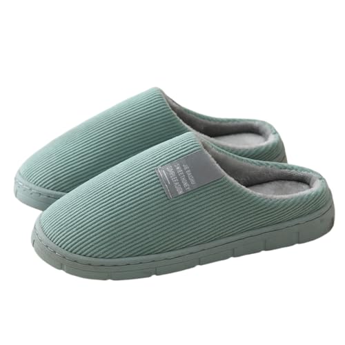 BlzzWo Hausschuhe Damen Herren Winter Plüsch Pantoffeln Warm Unisex Bequeme Filzpantoffeln Indoor Filzhausschuhe Filz Hauspantoffeln mit Filzsohle House Slippers von BlzzWo