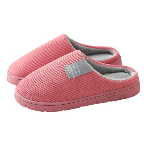 BlzzWo Hausschuhe Damen Herren Winter Plüsch Pantoffeln Warm Unisex Bequeme Filzpantoffeln Indoor Filzhausschuhe Filz Hauspantoffeln mit Filzsohle House Slippers von BlzzWo