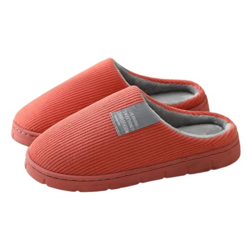 BlzzWo Hausschuhe Damen Herren Winter Plüsch Pantoffeln Warm Unisex Bequeme Filzpantoffeln Indoor Filzhausschuhe Filz Hauspantoffeln mit Filzsohle House Slippers von BlzzWo