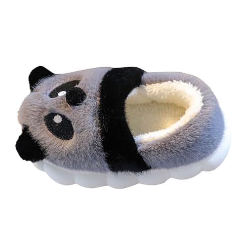 BlzzWo Hausschuhe Kinder Junge und Mädchen Flauschige Hausschuhe Pantoffeln Winter Geschlossen Indoor/Outdoor Tierpantoffel Warme Rutschfeste Sohle Cartoon Leicht Rutschfeste Slippers von BlzzWo