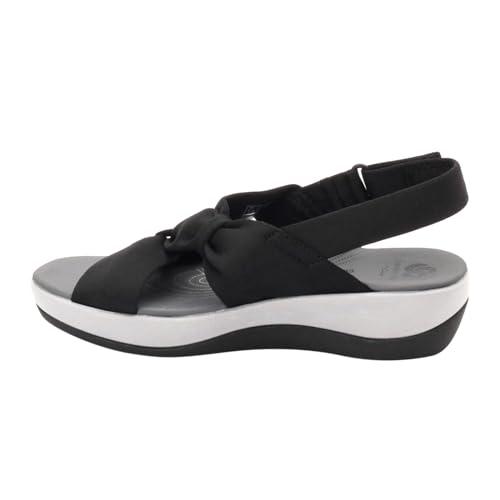 BlzzWo Trekking Sandalen Damen Sandaletten Orthopädische Sandalen Frauen Schwarz Frauen Atmungsaktive Strand Schuhe Große Größe Bogen Knoten Keil von BlzzWo