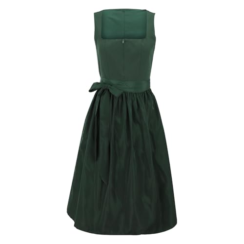 Dirndl Damen Midi & Lang Dirndl Samt Trachtenkleid Trachtenrock Komplettsets Festliche Kleider Trachtenmode Trachten Schürze Dirndlbluse Oktoberfest Dresses Dirndlkleid Grün Blau Schwarz Gr.38-48 von BlzzWo