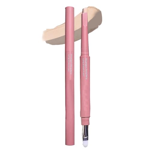 Augenbrauenstift - Doppelender Augenbrauenstift Für Damen Mit Winkelförmiger Spitze Applikator Schatten Stift Werkzeug Für Anfänger | Schrägspitziger Applikator mit Highlighter Schattenstift für Damen von Bmdjdq