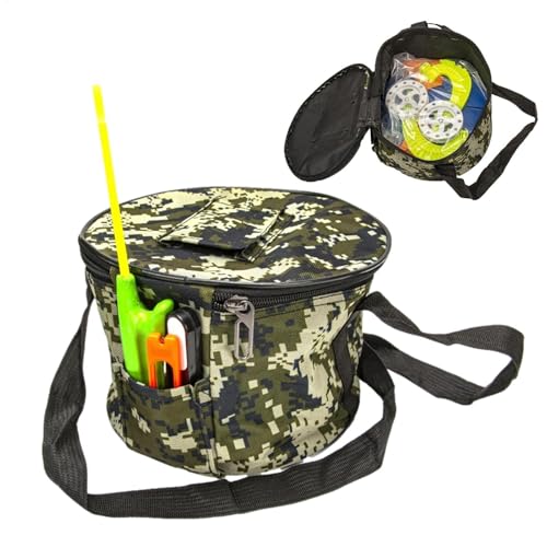 Bmdjdq Angelausrüstungs-Organizer-Tasche, Ausrüstungsbox, Aufbewahrungstasche, Umhängetasche, faltbares Angelzubehör, Werkzeug-Aufbewahrungstasche für Outdoor-Aktivitäten, Wandern, camouflage, Refer Bmdjdq Angelausrüstungs-Organizer-Tasche, Ausrüstungsbox, Aufbewahrungstasche, Umhängetasche, faltbares Angelzubehör, Werkzeug-Aufbewahrungstasche für Outdoor-Aktivitäten, Wandern, camouflage, Refer von Bmdjdq