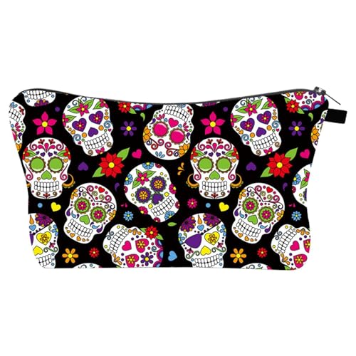Bmdjdq Totenkopf-Federmäppchen, Halloween-Federmäppchen, Totenkopf-Design, Federmäppchen, Totenkopf-Bleistift-Aufbewahrungstasche, wasserdichtes Federmäppchen für Schule, Studentenbedarf, Schwarz , Bmdjdq Totenkopf-Federmäppchen, Halloween-Federmäppchen, Totenkopf-Design, Federmäppchen, Totenkopf-Bleistift-Aufbewahrungstasche, wasserdichtes Federmäppchen für Schule, Studentenbedarf, Schwarz , von Bmdjdq