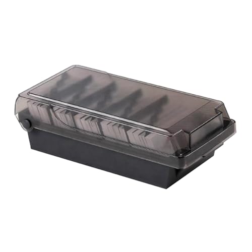 Großer Visitenkartenhalter, Visitenkartenetui | Kartenetui mit großem Fassungsvermögen - Visitenkartenhalter für den Arbeitsplatz mit einer Kapazität von 500, Schreibtisch-Visitenkartenhalter mit -Las von Bmdjdq