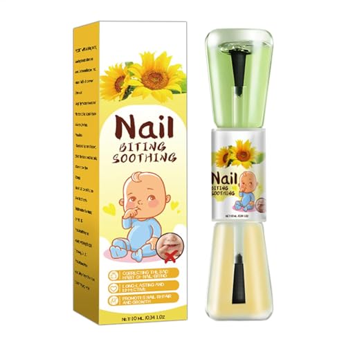 Nagelbiss-Stopper-Lack, Anti-Nagelkaus-Nagellack, Nagelbiss-Behandlung, Schnell Trocknend, Ungiftig, 10,5 Cm, Für Kinder Und Erwachsene von Bmdjdq
