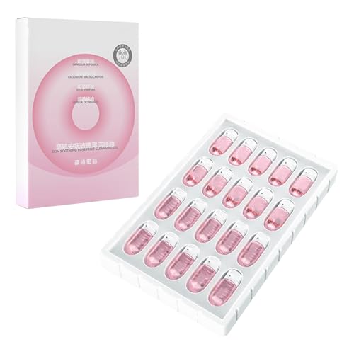 Reinigungs -Make -up -Entferner, feuchtigkeitsspendende Reinigungsmittel, tragbare Gesichtsreiniger, feuchtigkeitsspendende Formel, Reisefreundlichkeit, 2 ml*20 Flaschen, für Zuhause, Reisen von Bmdjdq