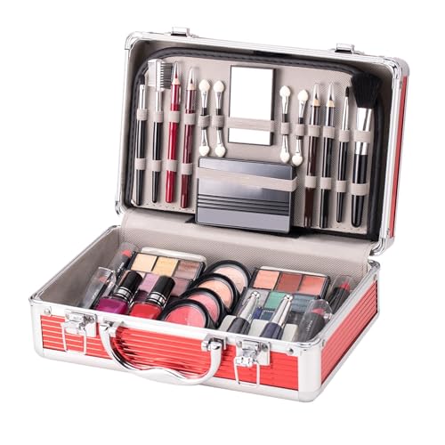 Teen Makeup Starter Kit, Teenager Makeup Set, Full Face Makeup Kit, Eyebrow Brush Cosmetic Tool, Blush and Lipstick Set, Portable Makeup Case for Teens, Women Worker von Bmdjdq