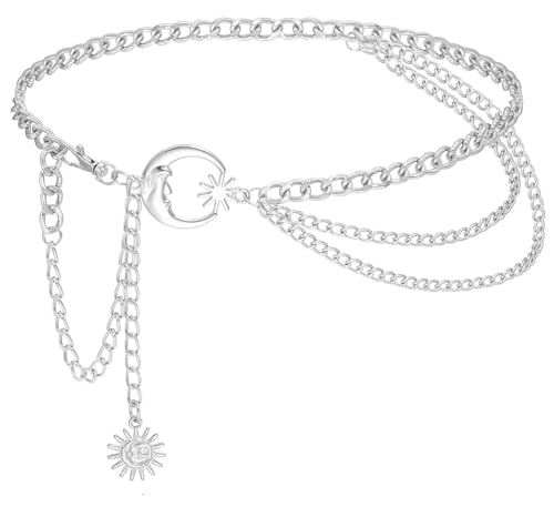 Bmirth Taillenkette, Gold-Körperkette, geschichteter Gürtel, Wasit-Kette für Damen, Medium, Nicht-Edelmetall, Kein Edelstein Bmirth Taillenkette, Gold-Körperkette, geschichteter Gürtel, Wasit-Kette für Damen, Medium, Nicht-Edelmetall, Kein Edelstein von Bmirth