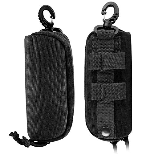 Brillen Tasche, Taktisches Brillenetui, Nylon, Stoßfest, Weich, Molle kompatibel, für Outdoor, Militär, Alltag von Bnineteenteam