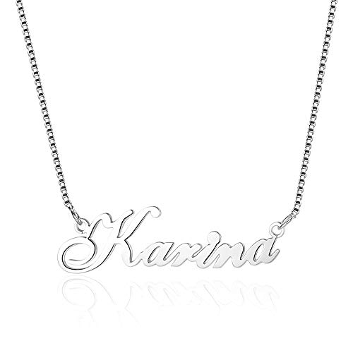 Bo&Pao individuelle Skript Namenskette 925 Sterling Silber mit einem Wunschname Bo&Pao individuelle Skript Namenskette 925 Sterling Silber mit einem Wunschname von Bo&Pao