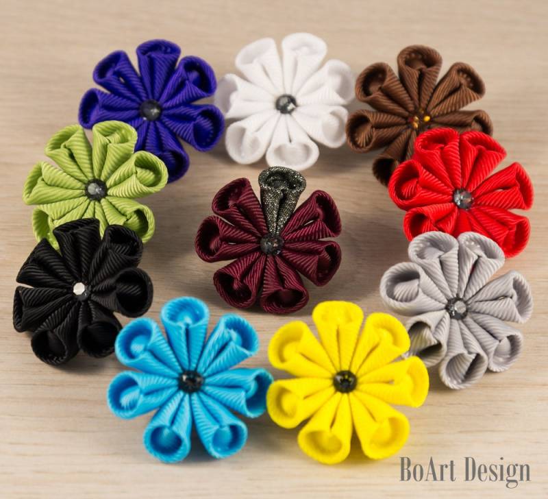 Anstecknadel Pin/Blau Blume Revers Mit Swarovski Silber Nacht Kristall/Revers Blume/Herren Blume/Hochzeit Zubehör/Brosche von BoArtDesign