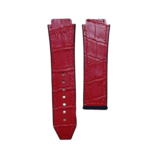 BoBoHome 25x19mm Klassisches Langlebiges Echtlederarmband, Fleckfester Sommerfreundlicher Premium-Lederarmband für HUB-LOT B-I-G B-A-N-G Fu-sion Series-Rot BoBoHome 25x19mm Klassisches Langlebiges Echtlederarmband, Fleckfester Sommerfreundlicher Premium-Lederarmband für HUB-LOT B-I-G B-A-N-G Fu-sion Series-Rot von BoBoHome