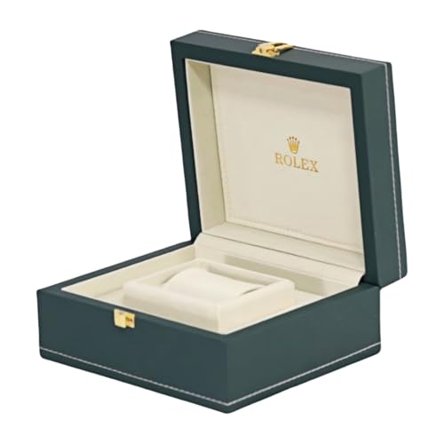 BoBoHome Dunkelgrünes Massives Holz Echtes Leder Uhrenbox Samt Ausgekleidetes Innenraum und Einstellbares Kissen Zur Uhr Anzeige für Rolex Sea Dweller BoBoHome Dunkelgrünes Massives Holz Echtes Leder Uhrenbox Samt Ausgekleidetes Innenraum und Einstellbares Kissen Zur Uhr Anzeige für Rolex Sea Dweller von BoBoHome