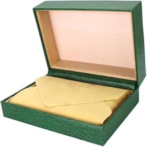 BoBoHome Grün Leder Massivholz Uhrenbox mit Verstellbaren Kissen Einfacher Praktischer Faltbarer Uhrenhalter für Ro-le-x BoBoHome Grün Leder Massivholz Uhrenbox mit Verstellbaren Kissen Einfacher Praktischer Faltbarer Uhrenhalter für Ro-le-x von BoBoHome