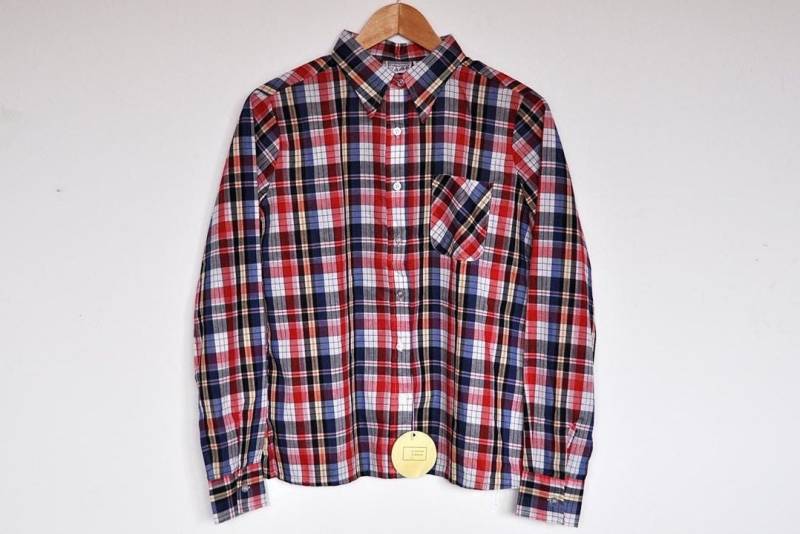 Nos Vintage Kariertes Hemd Mit Knöpfen von BoBoVintage