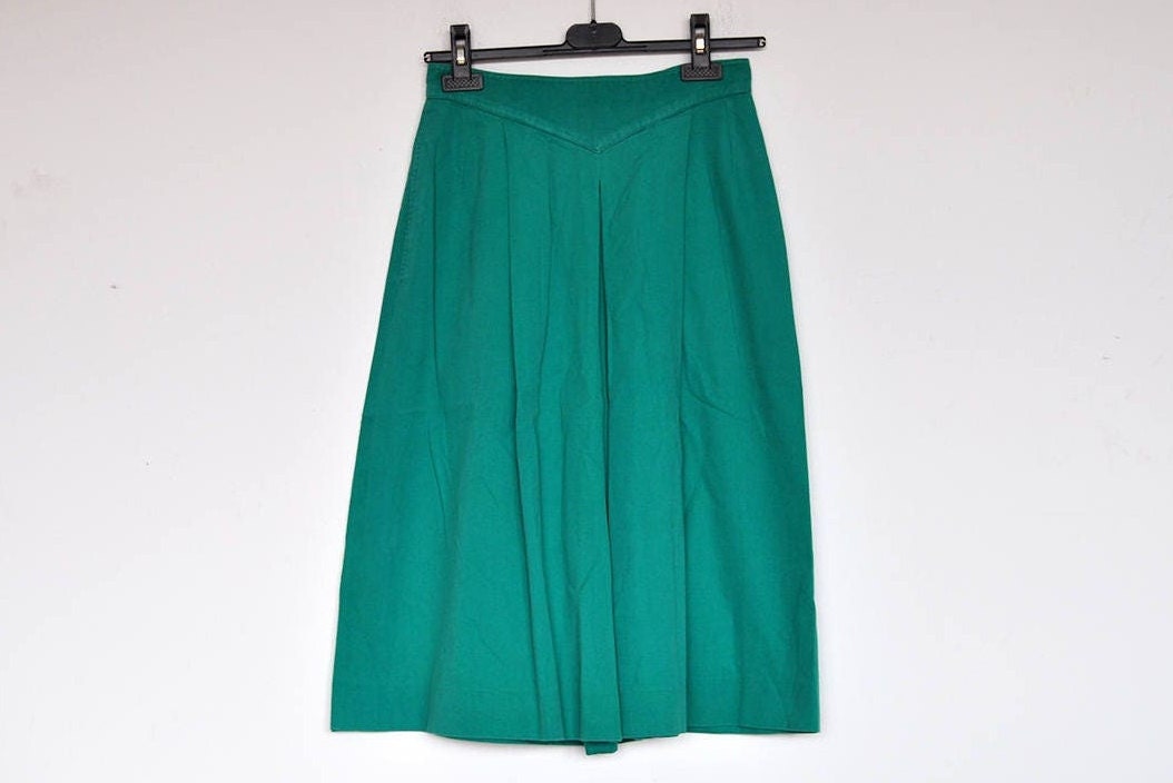 Türkiser Vintage Netz-Cullotes von BoBoVintage