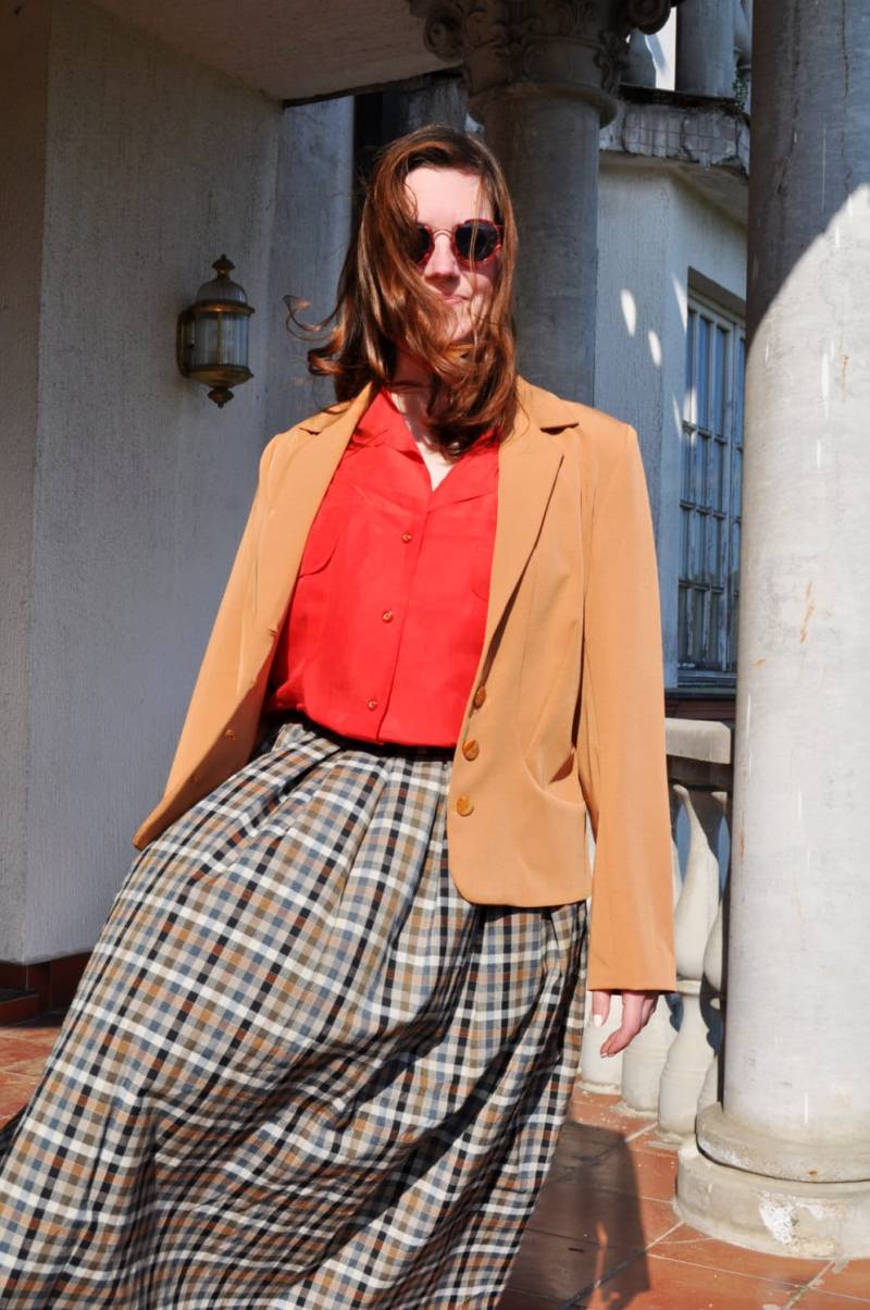 Vintage Braune Blazer Jacke von BoBoVintage