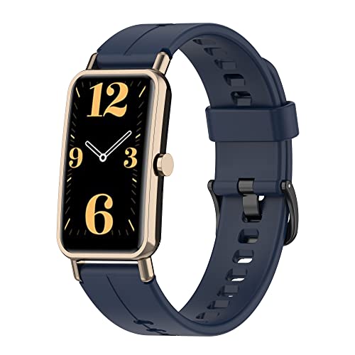 BoLuo 16mm Width Uhrenarmbänder für Huawei Watch Fit Mini Band,Silikon Ersatzband Watch Silikonband Strap, Uhrenarmband Armbänder Bracelet für Huawei TalkBand B6/TalkBand B3 Accessories (Blau) von BoLuo