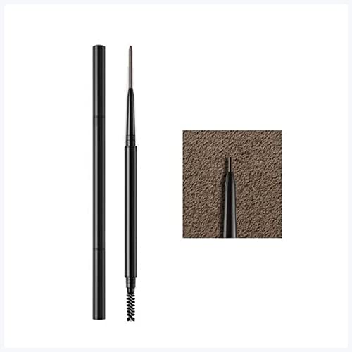 Augenbrauenstift 1 stücke 2in1 Doppelköpfige Augenbraue Bleistift wasserdicht 1,5mm Stirn natürlich Nein Make-up Eye dauerhafter schwarzer Stift Tönungsstift Augenbrauenstift Wasserfest (Size : B) von BoNene