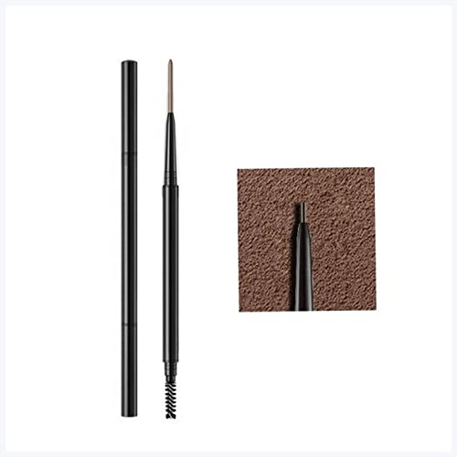 Augenbrauenstift 1 stücke 2in1 Doppelköpfige Augenbraue Bleistift wasserdicht 1,5mm Stirn natürlich Nein Make-up Eye dauerhafter schwarzer Stift Tönungsstift Augenbrauenstift Wasserfest (Size : C) von BoNene