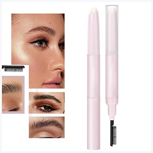 Augenbrauenstift Augenbraue Wachsstift Doppelköpfige Stirn Enhancer Seifen Augenbrauen Shaping Styling Bleistift Wiederverwendbare Kosmetik Augenbrauen Styling Tool Augenbrauenstift Wasserfest von BoNene