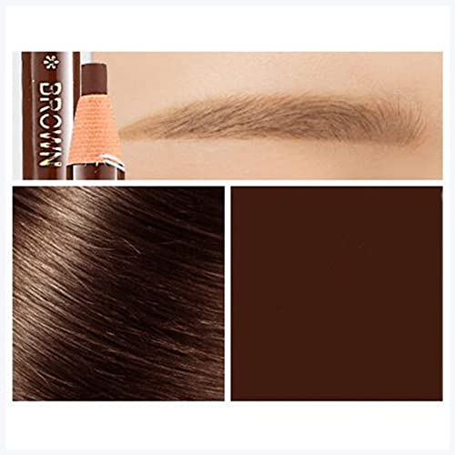 Augenbrauenstift Wasserdichte Augenbrauenstift 1 7 cm 5. Farben pro make-up professionelle langlebige Augenbrauen Bleistift 1 stück Makeup-Werkzeuge Augenbrauenstift Wasserfest (Size : Brown) von BoNene