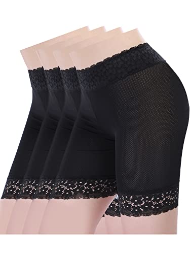 Boao Spitzen Shorts Sicherheitshosen Leggings (Schwarz, M-L) von Boao