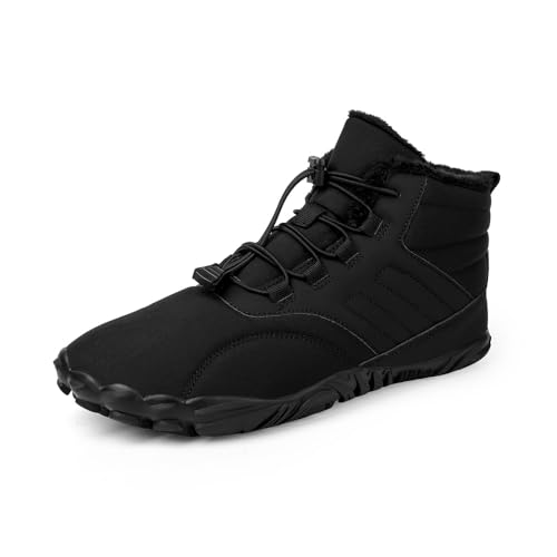 Boapond Winter Barfußschuhe Damen Herren Wasserdicht Barfussschuhe Barefoot Shoes Schnell Trocknend Traillaufschuhe Wanderschuhe rutschfeste Stiefel von Boapond