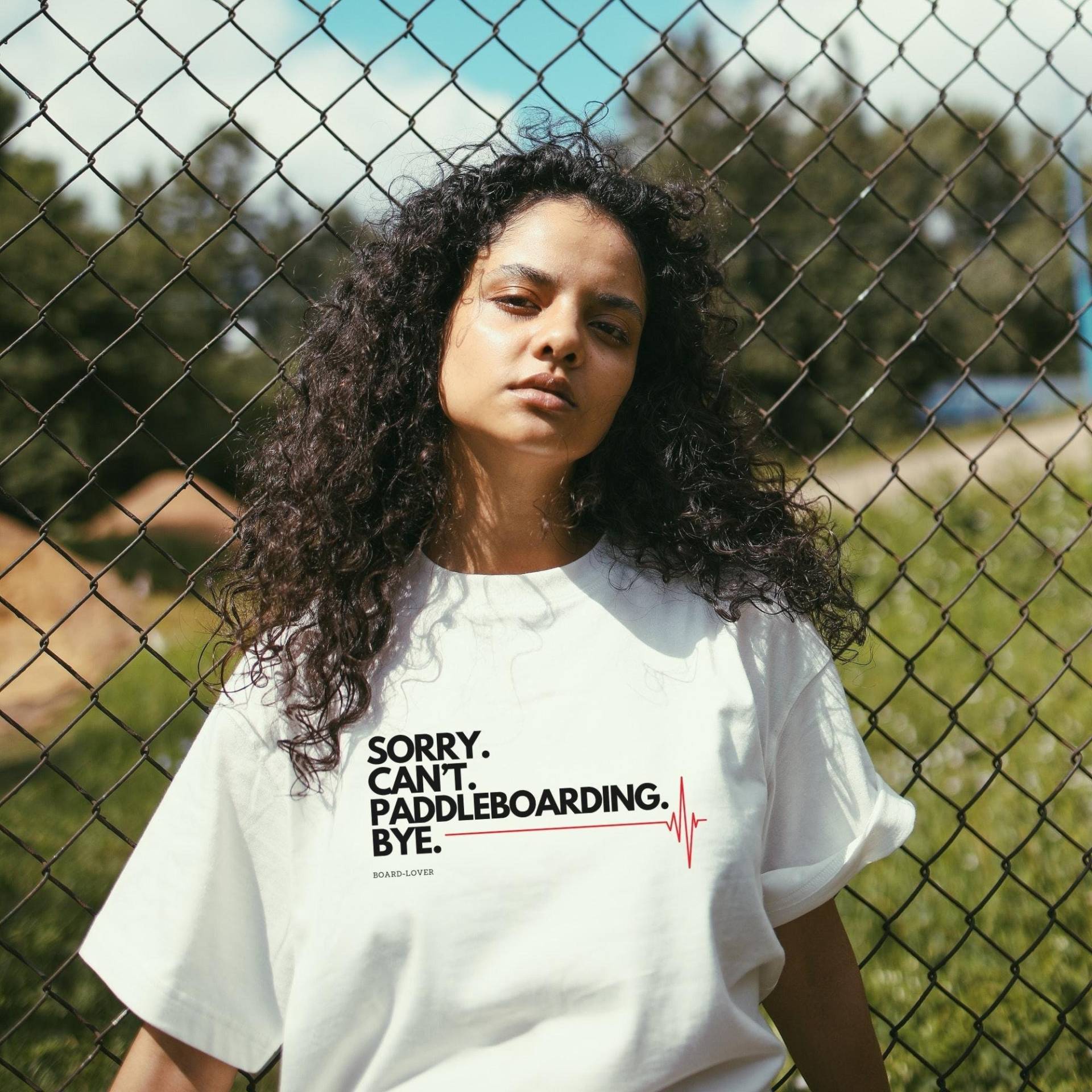 Paddleboard T-Shirt, Sup Shirt, Funny Paddleboard Gift, Stand Up Paddle Accessory, Unisex Clothing, Sorry Cant Paddleboarding Bye von BoardLoverEU