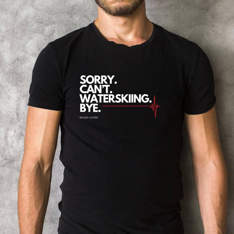 Waterskiing T-Shirt, Waterskiing Gift, Funny Accessory, Unisex Clothing, Sorry Cant Bye, Shirts von BoardLoverEU